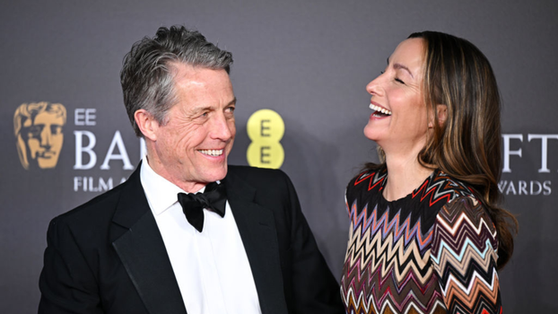 Hugh Grant and Anna Elisabeth Eberstein