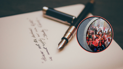 Two pen pals finally meet via the Dublin and New York portal