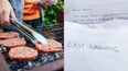 ‘Sick and upset’ vegan sends ‘last warning’ letter to neighbour over barbecue