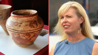 Woman finds priceless 2000-year-old Mayan vase in charity shop