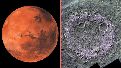 Scientists discover ‘smiley face’ on Mars that could hide indicators of ancient life