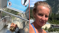 Diver ignores extreme water slide’s ‘no women’ warning and goes down it anyway