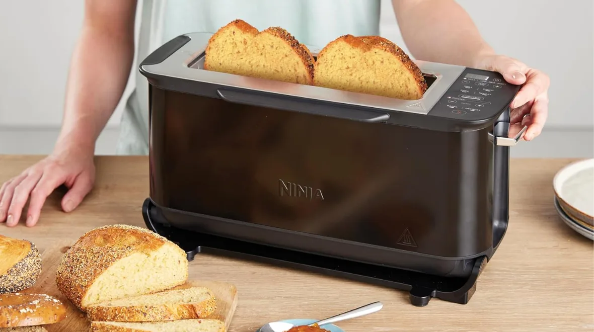 Ninja toaster that flips to grill and panini maker gets huge discount for limited time