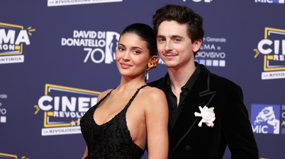 Timothée Chalamet and Kylie Jenner make their red carpet debut in Rome