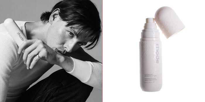 Rhode teams up with Harris Dickinson for new 'Glazing Mist' launch