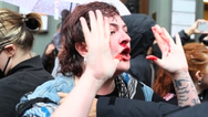 Irish ambassador to Germany ‘concerned’ after Irish protester punched by police