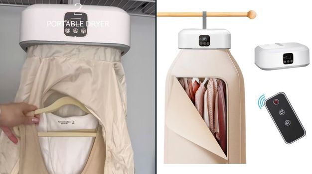 Shoppers are snapping up this cheap, portable clothes dryer.