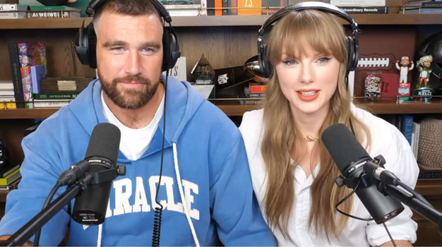 Taylor Swift and Travis Kelce