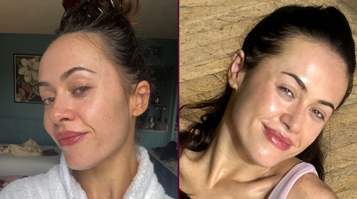 We tried Sculpted by Aimee’s brand new foundation and the before and after photos speak for themselves