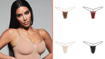 Kim Kardashian launches new thong line featuring faux pubic hair