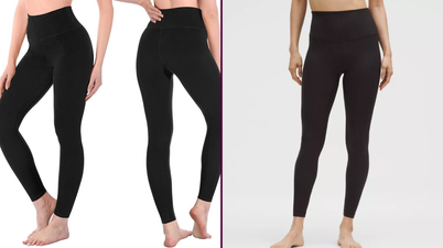 We found the perfect dupe for the Lululemon leggings and they’re on sale
